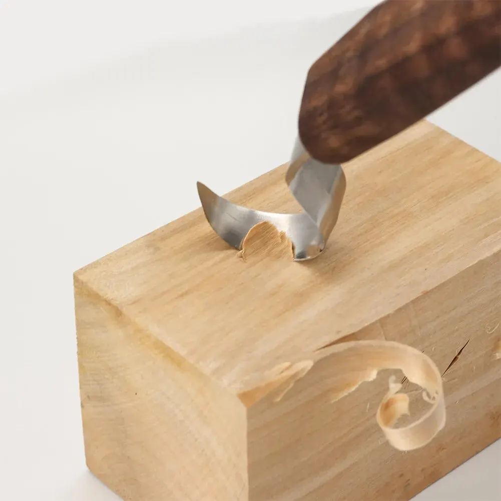Chisel Set Wood - ‌ 1PC professionele houtsnijmessenset met gebogen