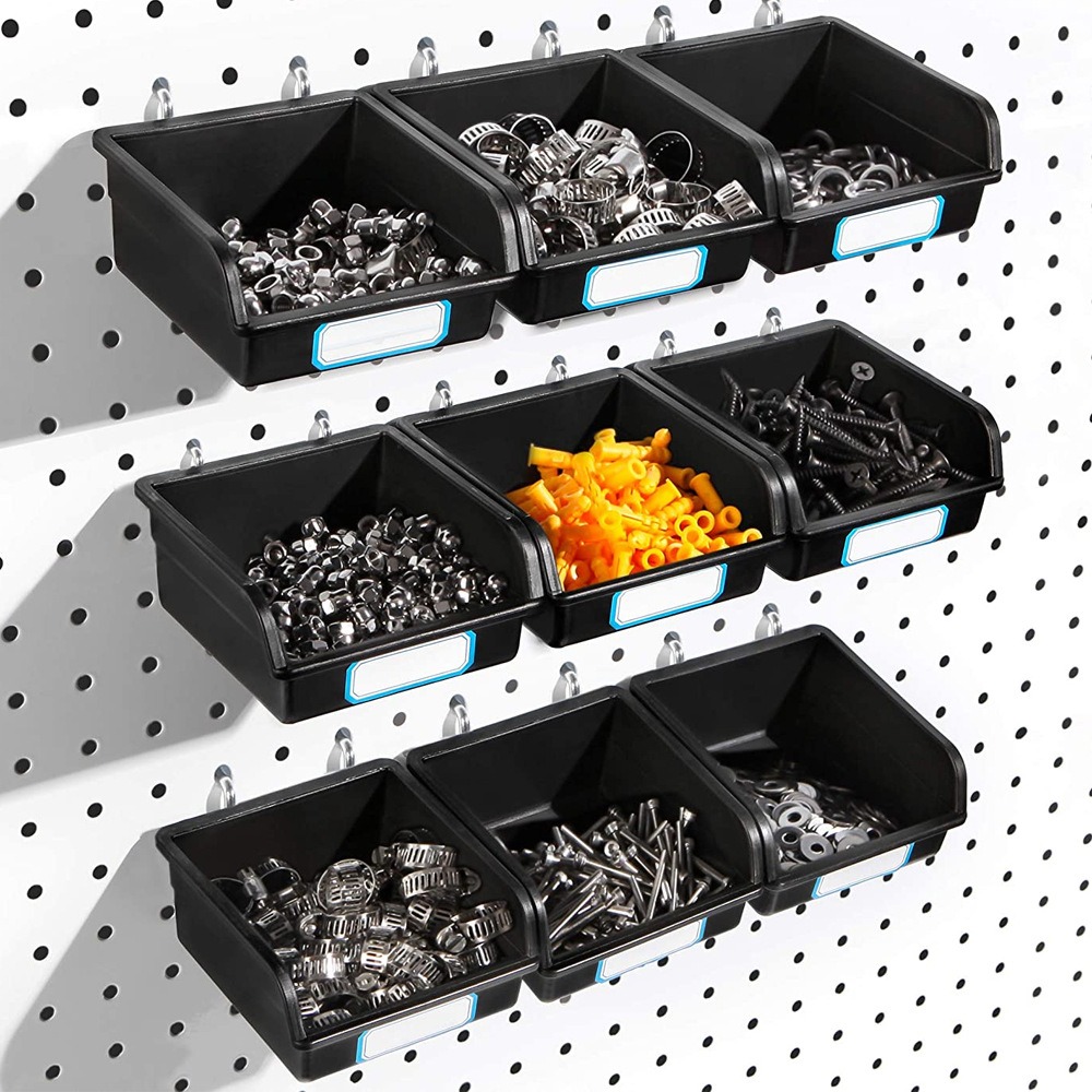 Workshop Tools Box - 1/6 Sets Pegboard Bakken met Haken