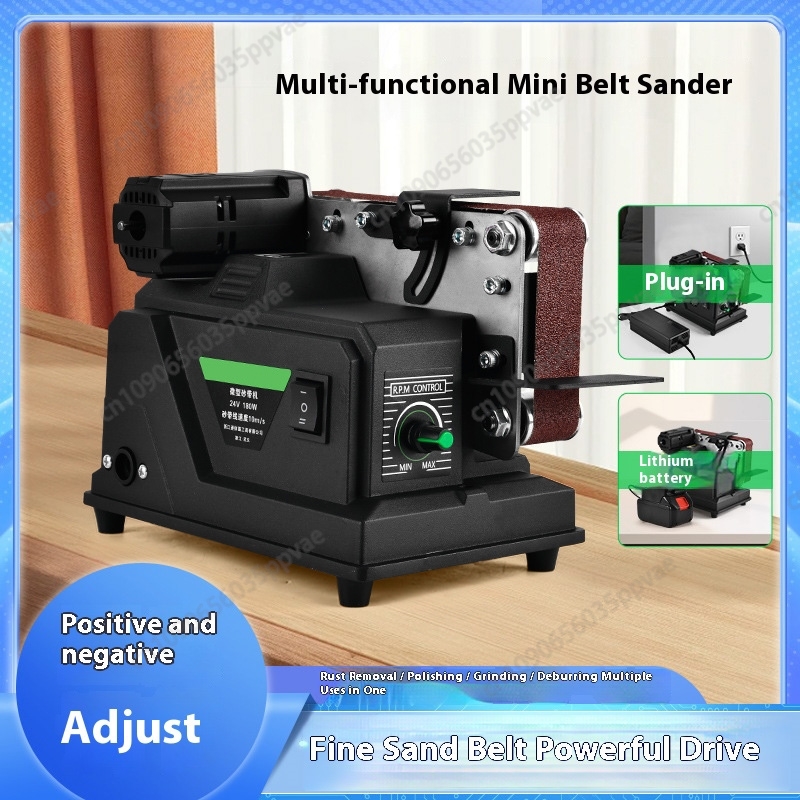 Workshop Tools Knife Sharpener - Automatische Draadloze Mini Bandslijpmachine 2 In