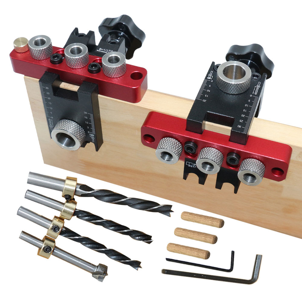 Pocket Hole Jig - 3-in-1 universele deuvel- en zakgatmal, verstelbare