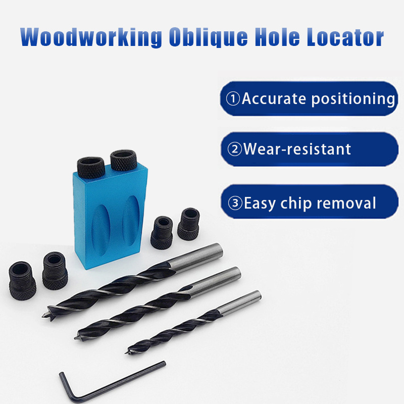 Pocket Hole Jig - 7/14 Stuks 15 Graden Schuine Gat