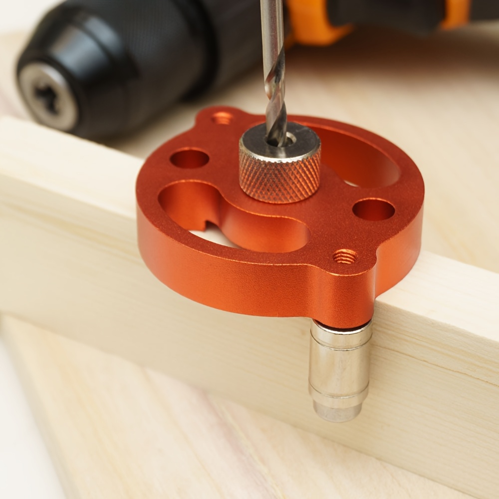 Pocket Hole Jig - Zelfcentrerende penmal van aluminiumlegering, verstelbare boorgeleider