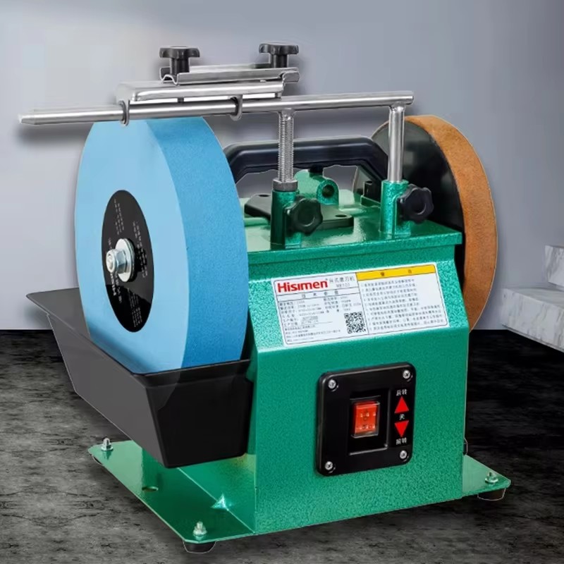 Workshop Tools Knife Sharpener - 220V Elektrische Slijpmachine met Dubbele Wiel