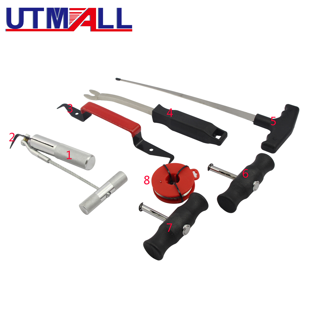 Car Workshop Tools Kit - 7 stks Auto Voorruit Voorruit Vervanging
