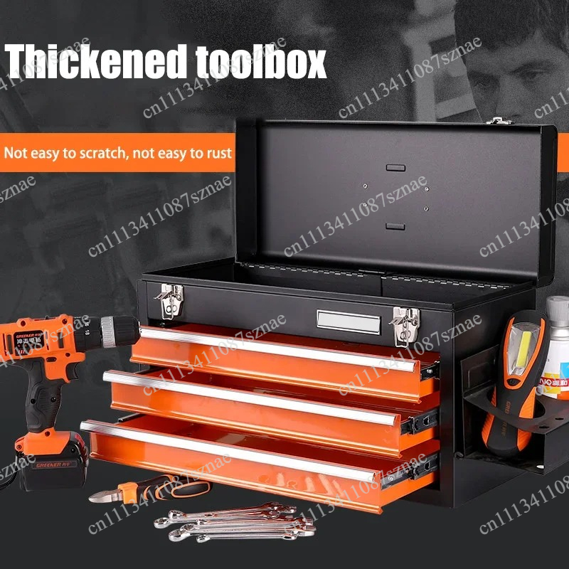 Workshop Tools Box - Draagbare gereedschapskist met 4 laden voor