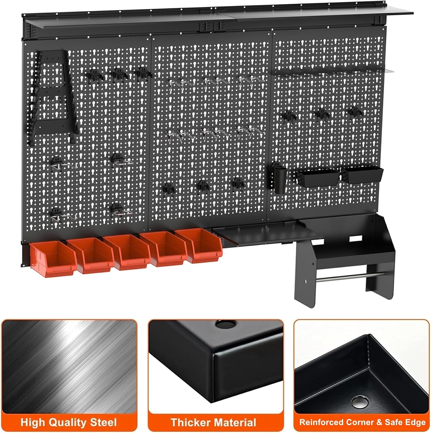 Metalen Pegboard Wandorganizer - Workshop Tools Hanging recensie en prijs