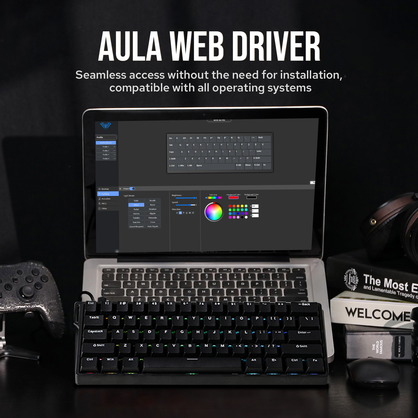 Custom AULA WIN60 HE WIN60 HE  - Magnetic Parts Tray recensie en prijs