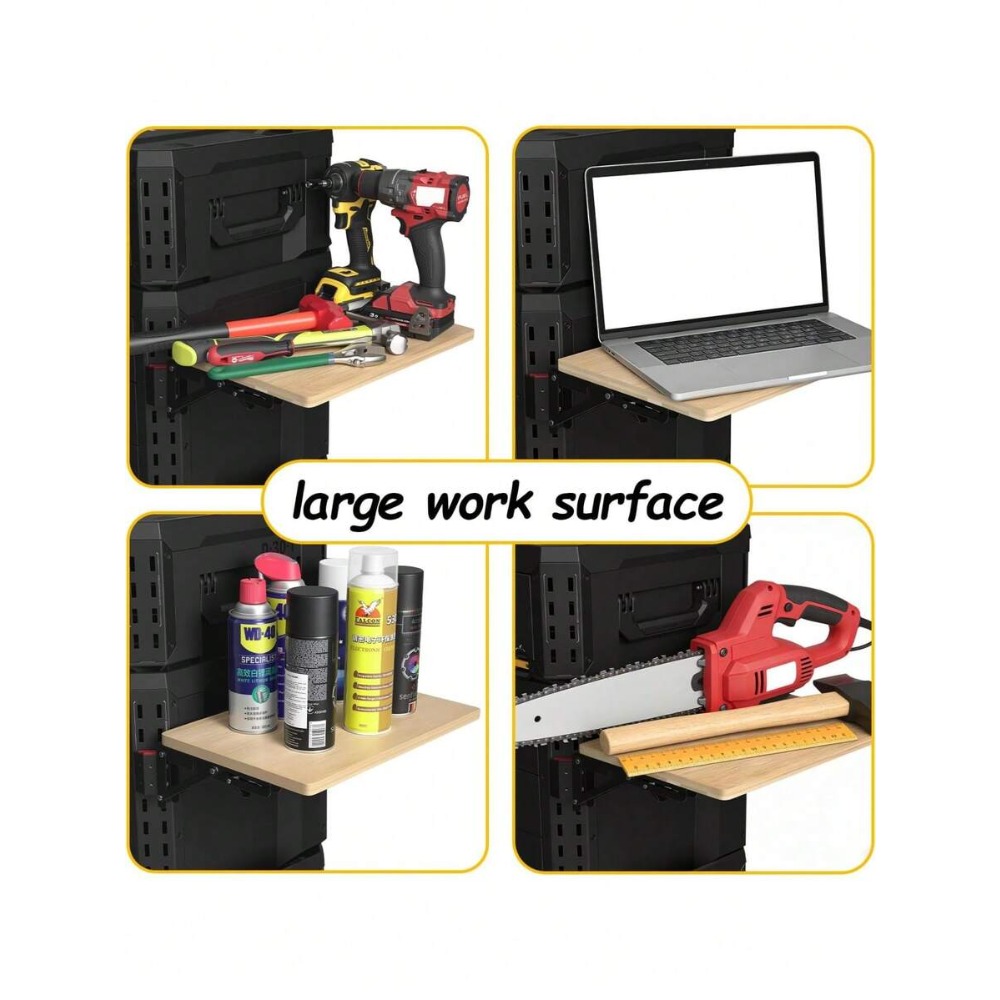 Inklapbare werktafel voor mont - Workshop Tools Box recensie en prijs