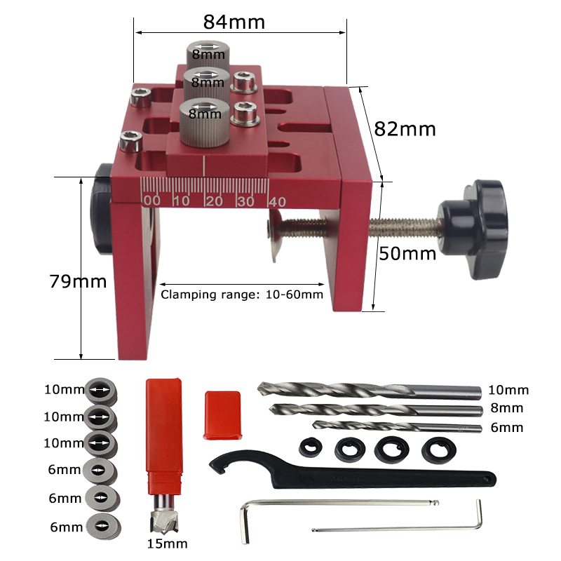 Verwijderbare 3-in-1 Doweling  - Pocket Hole Jig recensie en prijs