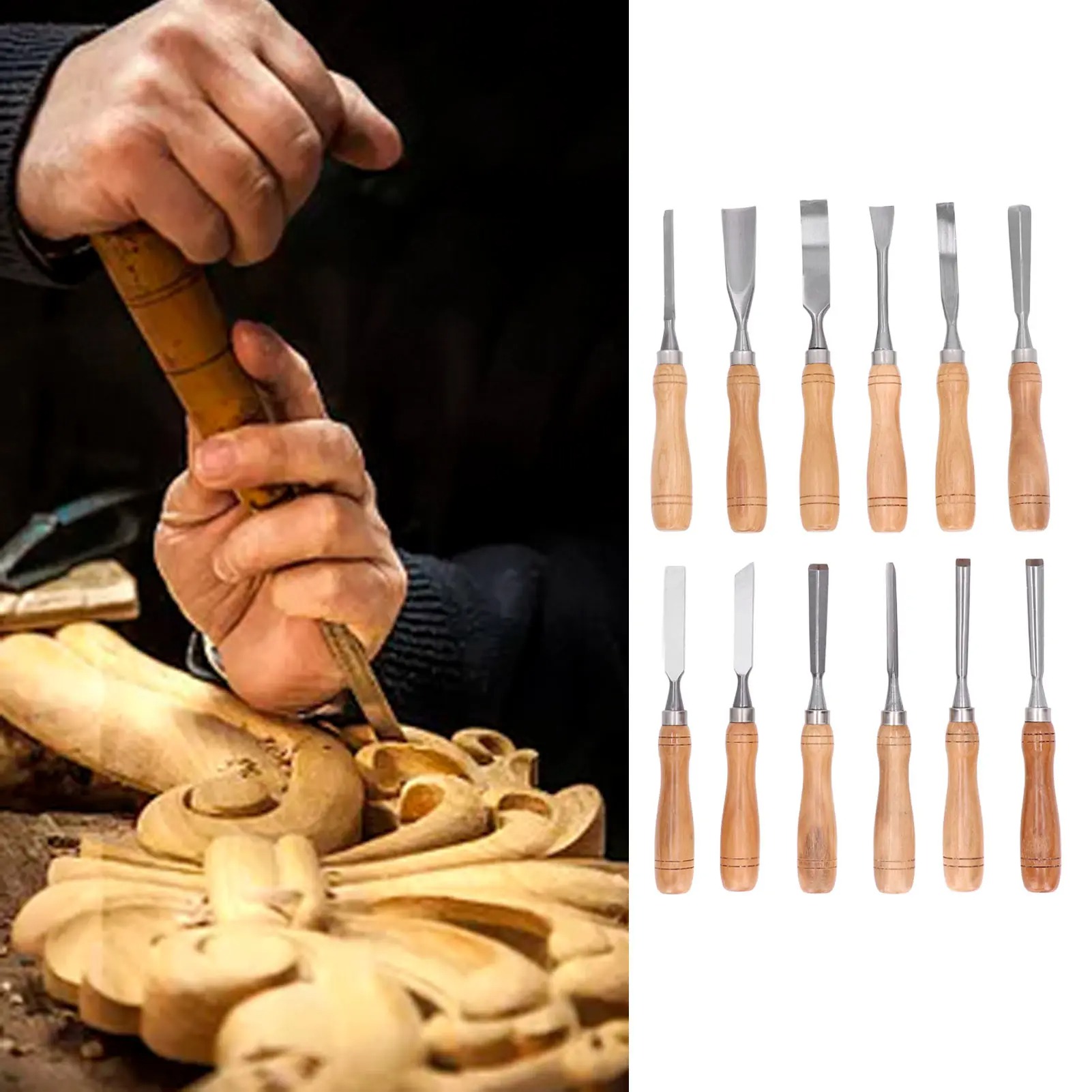 12 stks/set Houtsnijwerk Geree - Chisel Set Wood recensie en prijs