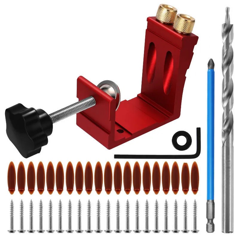 1 set zakgatmal voor houtbewer - Pocket Hole Jig recensie en prijs
