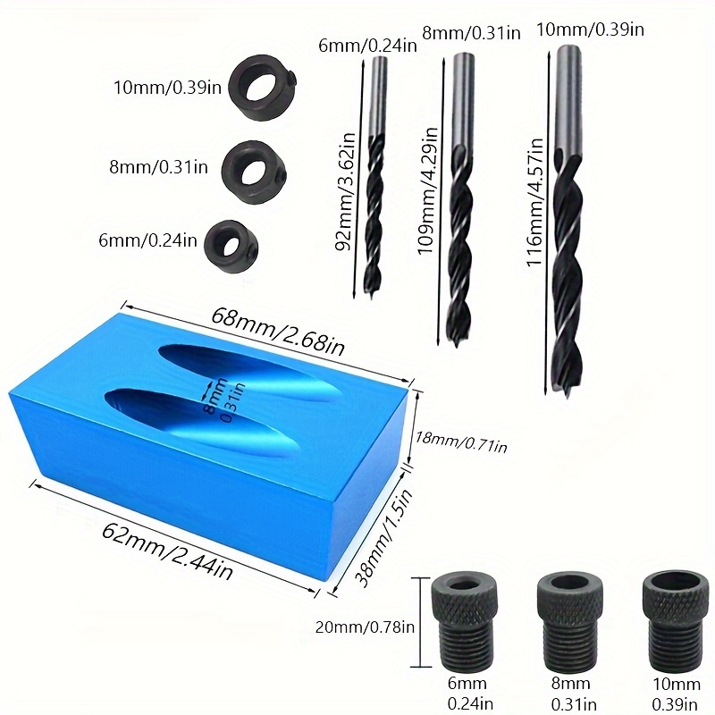 7/14 Stuks 15 Graden Schuine G - Pocket Hole Jig recensie en prijs
