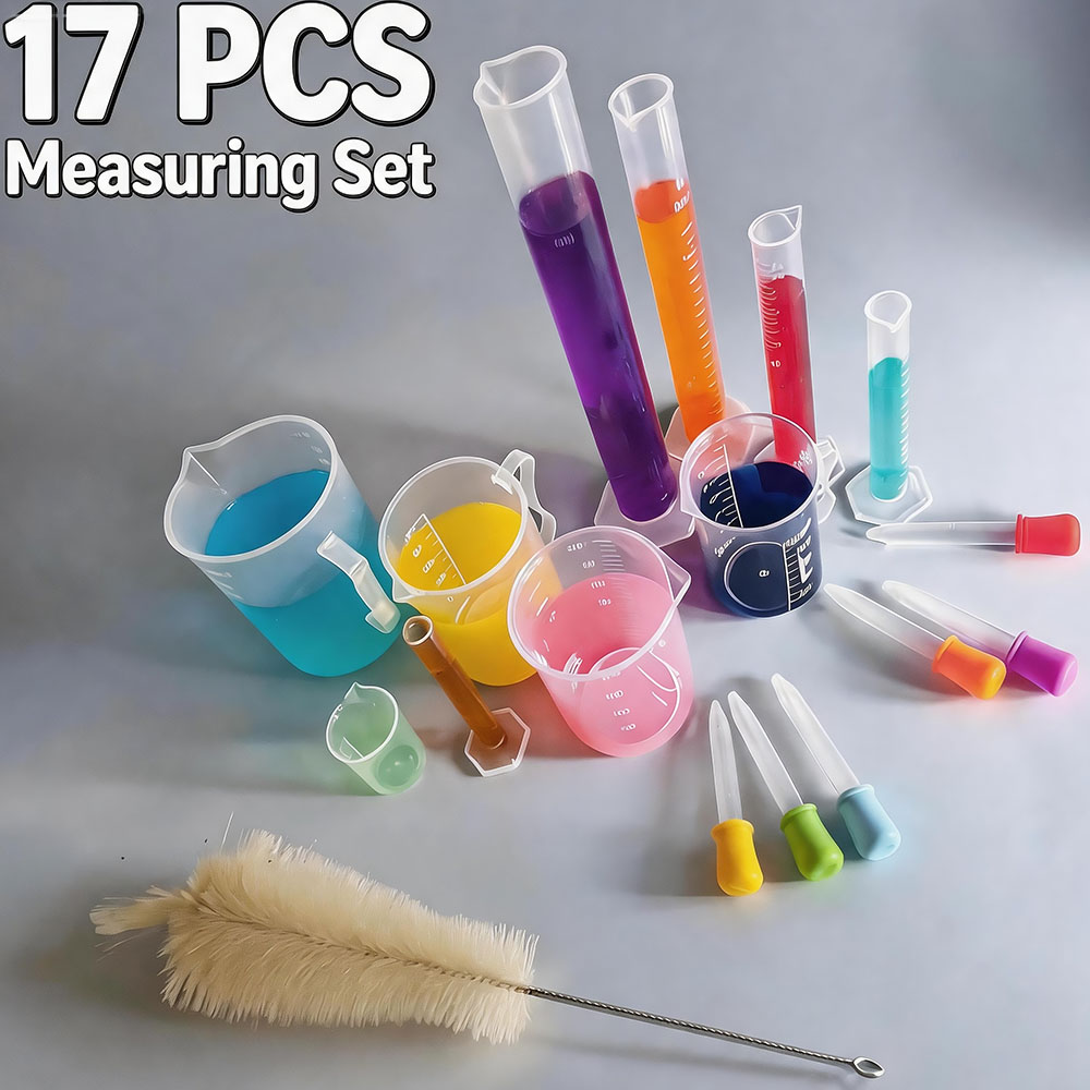 17-delige plastic maatbekers e - Tools Youtube recensie en prijs