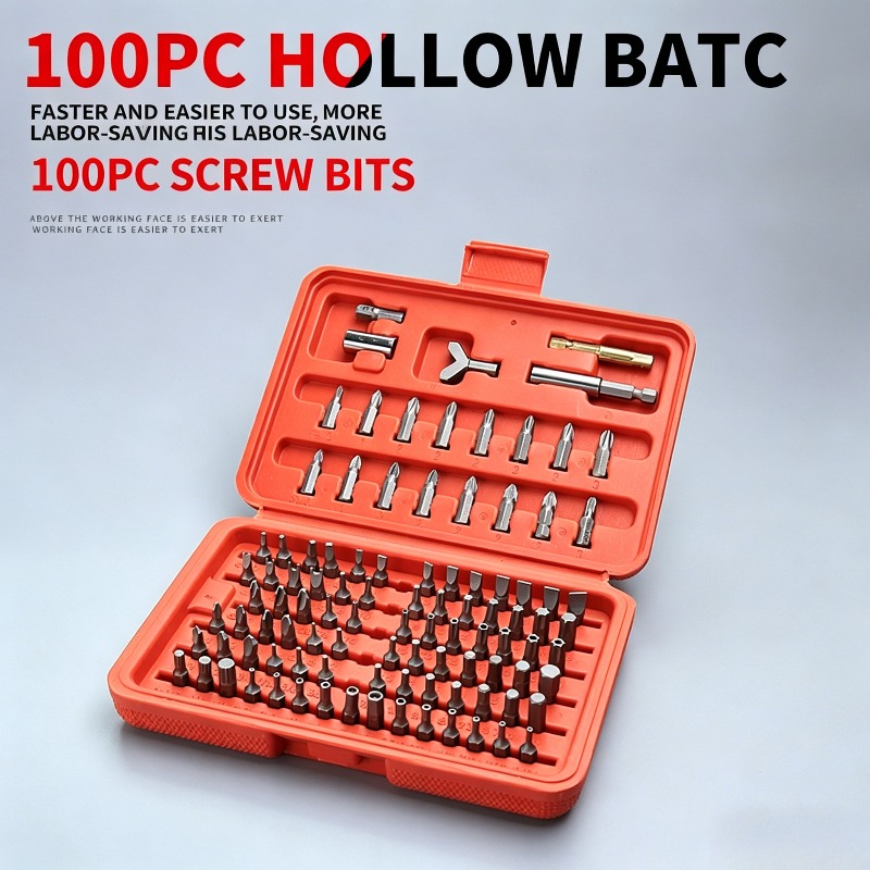 100-delige schroevendraaierbit - Car Workshop Tools Kit recensie en prijs