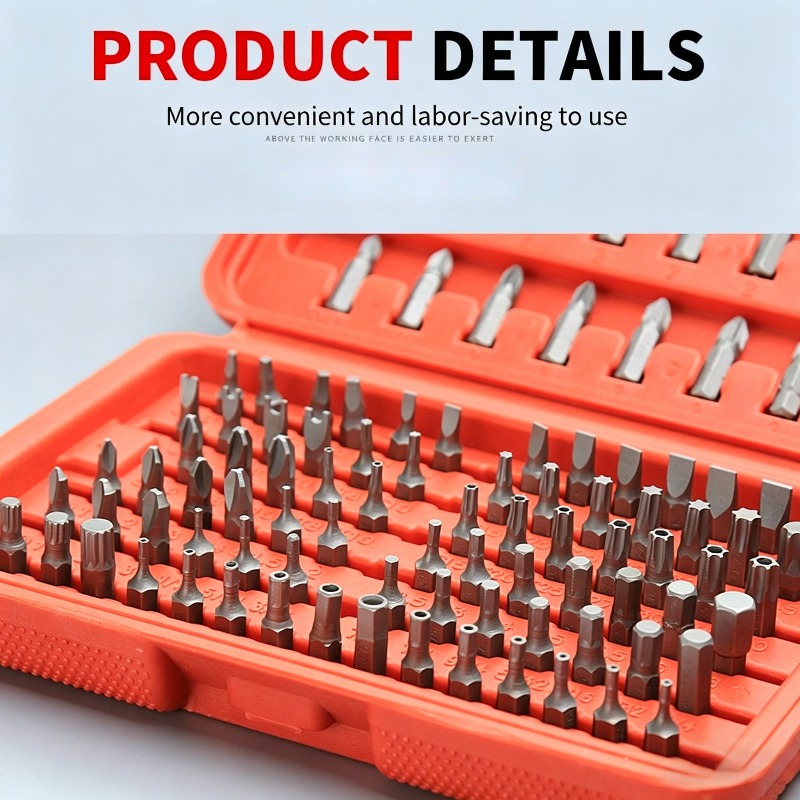 100-delige schroevendraaierbit - Car Workshop Tools Kit recensie en prijs