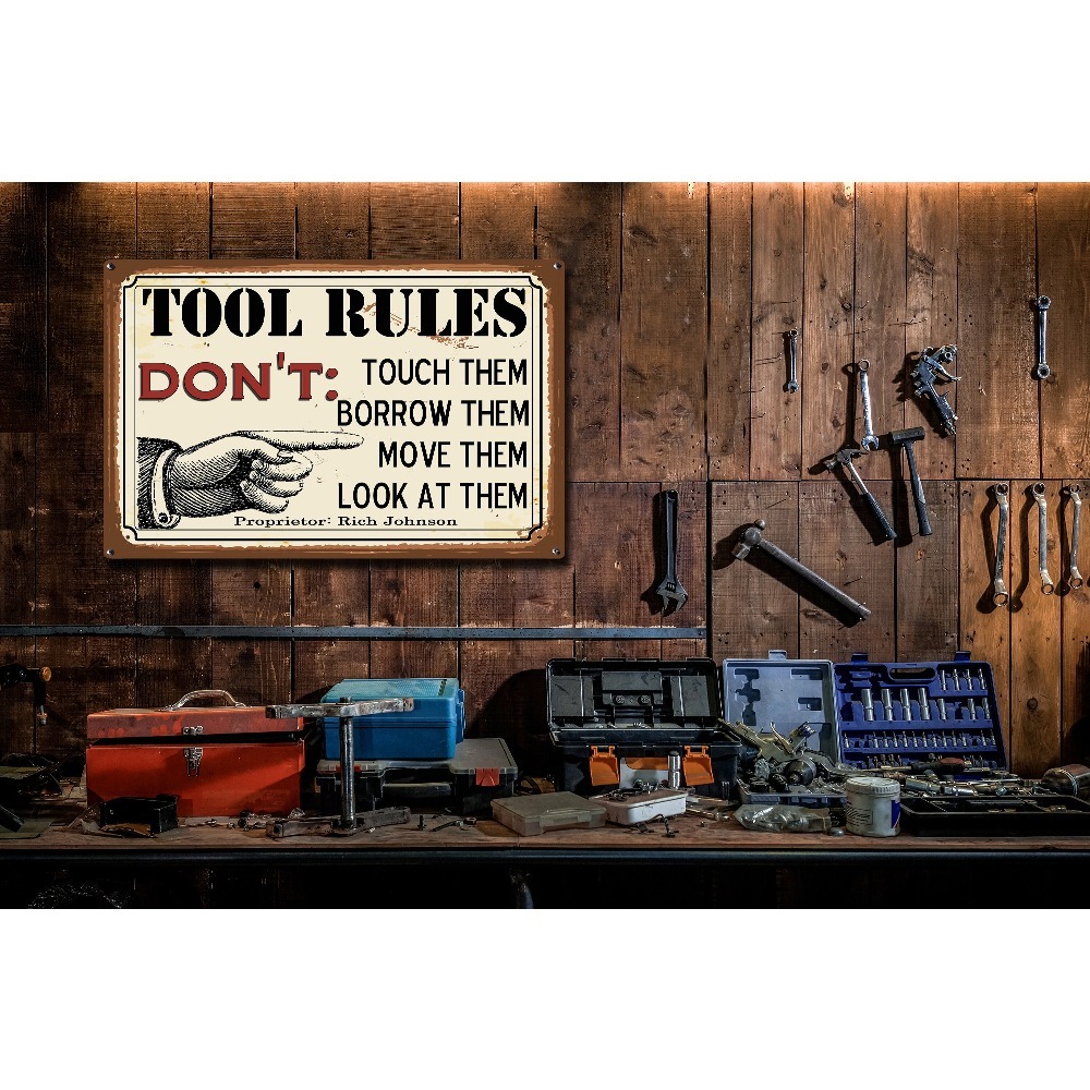 1 stuk aanpasbare metalen plaa - Tools Name In Workshop recensie en prijs