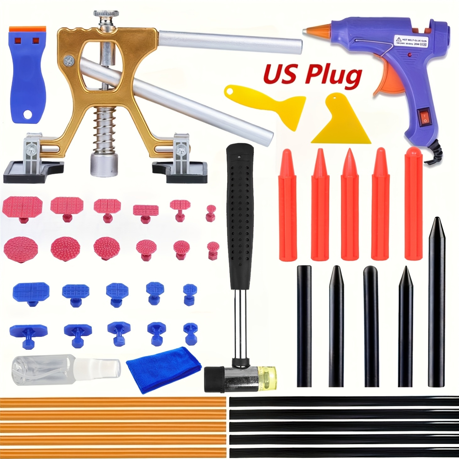 Nieuwe verstelbare auto deukre - Car Workshop Tools Kit recensie en prijs