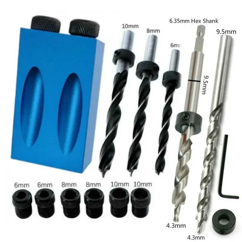 Zakgatboorjig, deuvelboor, hou - Pocket Hole Jig recensie en prijs