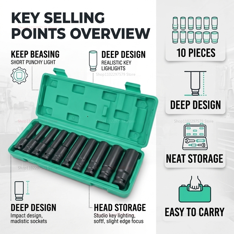 10-delige Steeksleutelset 8-24 - Car Workshop Tools Kit recensie en prijs