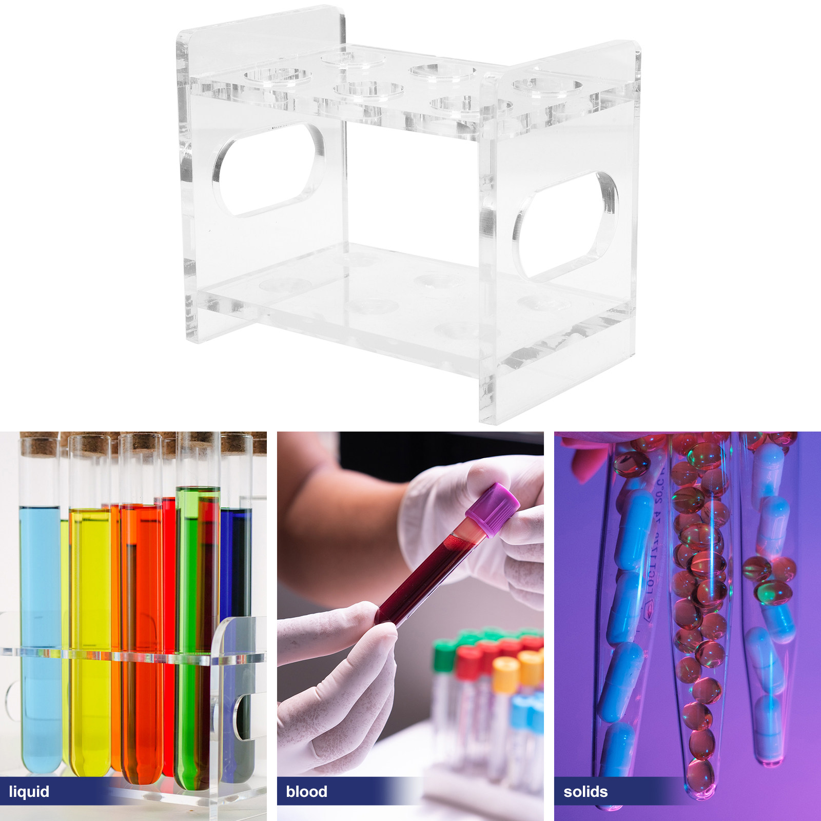 6-gaats acryl reageerbuisrek,  - Tools Youtube recensie en prijs