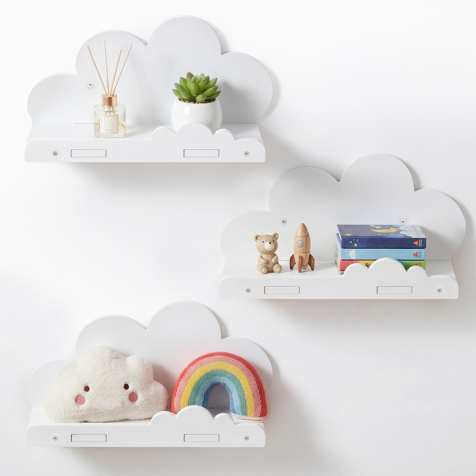 3 stuks wolkvormige zwevende w - Screw Organizer Kit recensie en prijs