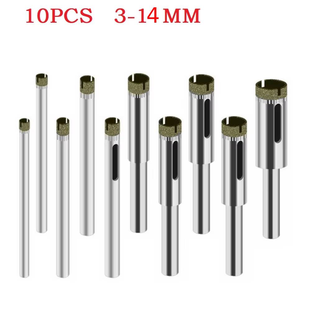 10PCS 3mm-14mm Diamant Gecoate - Pocket Hole Jig recensie en prijs