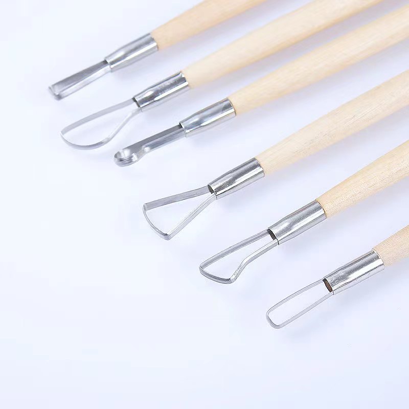 6 STKS houten handvat wax aard - Chisel Set Wood recensie en prijs